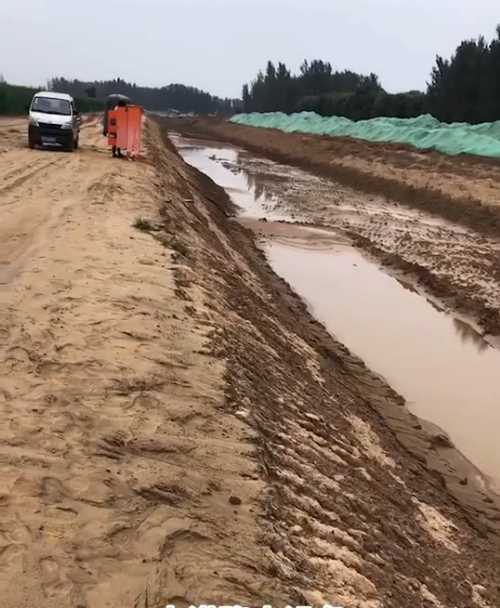 济南平阴县河道降水