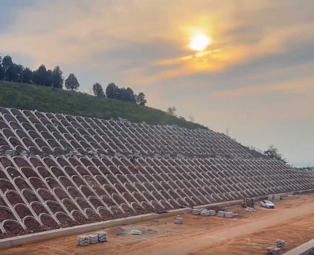 济南平阴县山体护坡